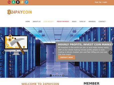 [SCAM] 24paycoin.com - Min 10$ (Hourly For 96 Hours) RCB 80% 24paycoin.com