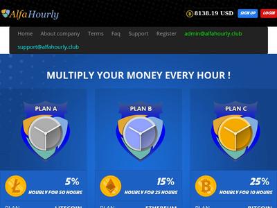 [SCAM] alfahourly.club - Min 5$ (Hourly For 50 Hours) RCB 80% Alfahourly.club