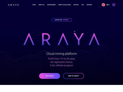 [SCAM] araya.ltd - $3 registration bonus - RCB 80% Araya.ltd