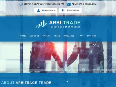 [SCAM] arbi-trade.com - Min 10$ (103% after 1 day) RCB 80% Arbi-trade.com
