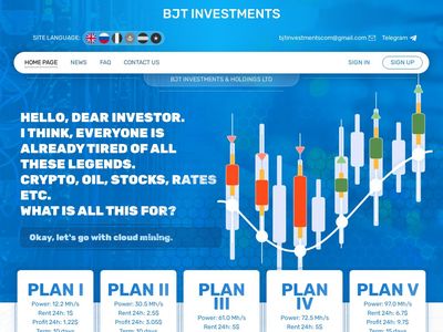 [SCAM] bjt-investments.com - Min 10$ (12.2% daily for 10 days) RCB 80% Bjt-investments.com