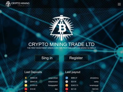 [SCAM] cryptomining.trade - Min 10$ (21% - 40% Daily For 5 Days) RCB 80% Cryptomining.trade