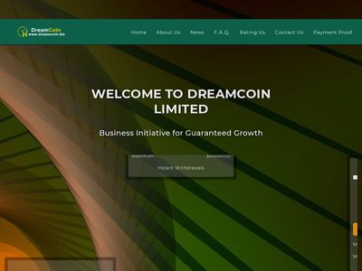 [SCAM] dreamcoin.biz - Min 1$ (Hourly For 44 Hours) RCB 80% Dreamcoin.biz