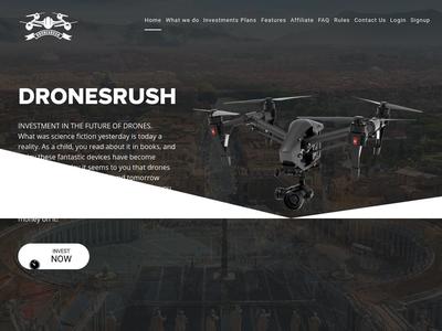 [SCAM] dronesrush.com - Min 10$ (5% For 35 days) RCB 80% Dronesrush.com