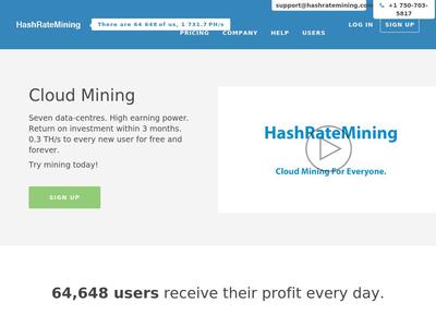 [SCAM] hashratemining.com - Min 5$ (0.3 TH/s to every new user for free) RCB 80% Hashratemining.com