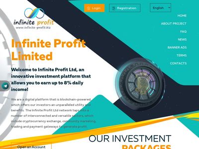 [SCAM] infinite-profit.biz - Min 10$ (6% daily for 30 Days) RCB 80% Infinite-profit.biz