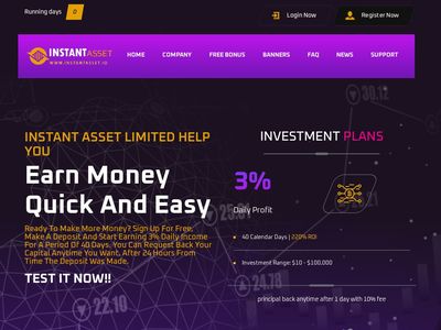 [SCAM] instantasset.io - Min 10$ ( 3.00% Daily for 40 days) RCB 80% Instantasset.io