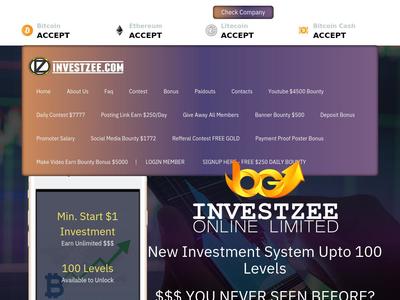 [SCAM] investzee.com - Min 1$ (Hourly For 10 Hours) RCB 80% Investzee.com