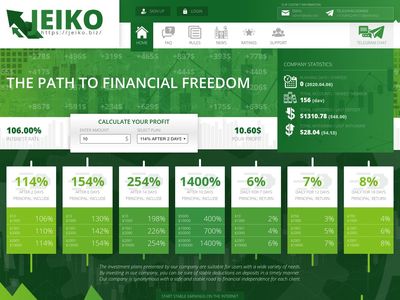 [SCAM] jeiko.biz - Min 10 (106$ After 2 days or 6% daily For 7 Days) RCB 80% Jeiko.biz