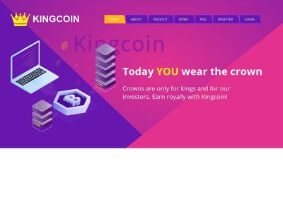 [SCAM] kingcoin.cc - Min 1$ (Hourly For 10 Hours) RCB 80% Kingcoin.cc