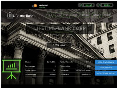 [SCAM] lifetime-bank.com - Min 2$ (Hourly for 75 hours) RCB 80% Lifetime-bank.com
