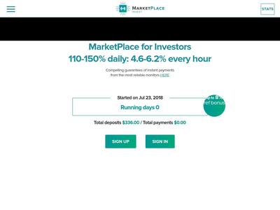 [SCAM] marketplace-invest.com - Min 1$ (4.6% - 6.2% Hourly for 24 Hours) RCB 80% Marketplace-invest.com