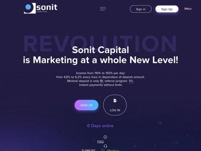 [SCAM] sonitcapital.com - Min 1$ (HOURLY For 24 Hours) RCB 80% Sonitcapital.com