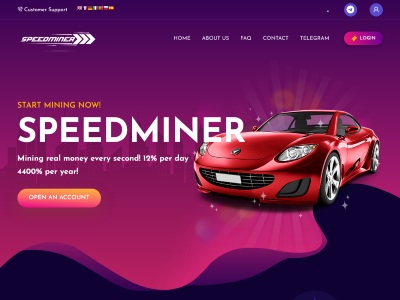 [SCAM] speedminer.top - Min 0.10$ (Free Mining/12% daily forever) RCB 80% Speedminer.top