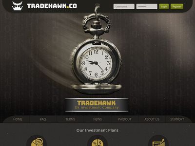 [SCAM] tradehawk.co - Min 1$ (Hourly For 13 Hours) RCB 80% Tradehawk.co